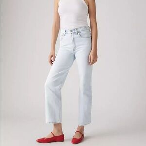 LEVI’S ribcage straight ankle jeans